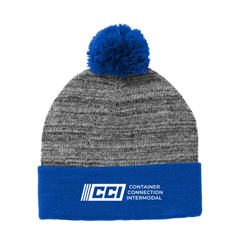CCI - Sport-Tek Heather Pom Pom Beanie image thumbnail CCI - Sport-Tek Heather Pom Pom Beanie image thumbnail