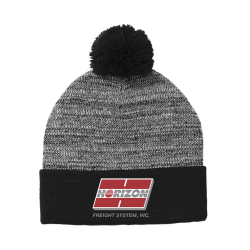 HORIZON - Sport-Tek Heather Pom Pom Beanie image thumbnail HORIZON - Sport-Tek Heather Pom Pom Beanie image thumbnail