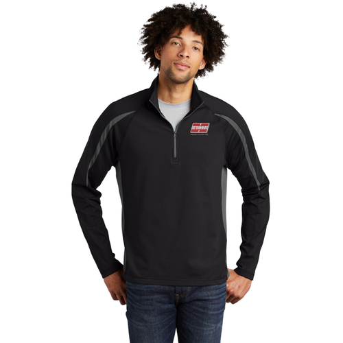 HORIZON - Sport-Tek Sport-Wick Stretch 1/2-Zip Colorblock Pullover image thumbnail