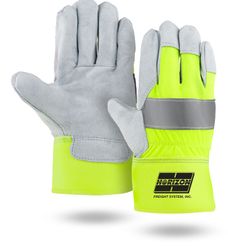 Image of HORIZON - Hi-Viz Suede Cowhide Leather Palm Gloves