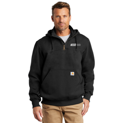 Image of CCI - Carhartt Rain Defender Paxton Heavyweight Hooded Zip Mock Sweatshirt