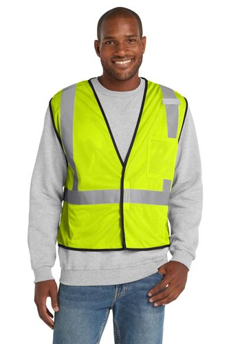 ELITE ONE - CornerStone Mesh One-Pocket Safety Vest image thumbnail
