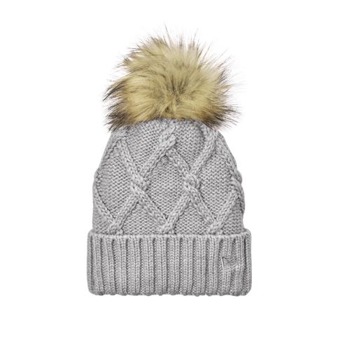 Faux Fur Pom Beanie image thumbnail