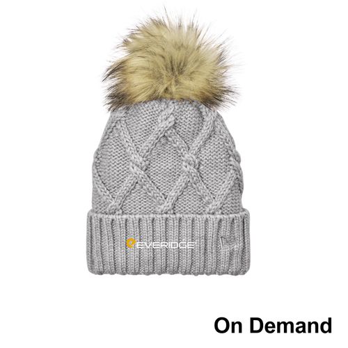 Faux Fur Pom Beanie image thumbnail