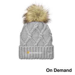 Image of Faux Fur Pom Beanie