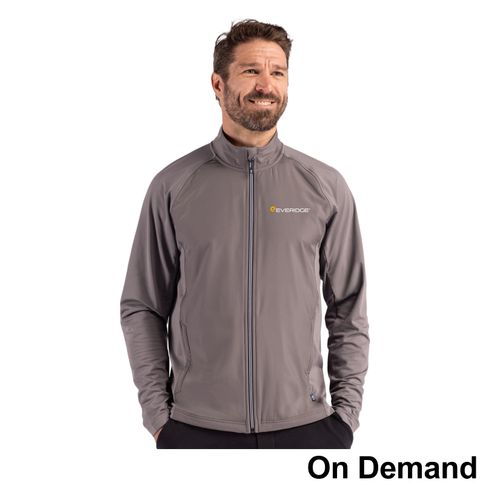 Men's Cutter & Buck Knit Hybrid Full-Zip Jacket image thumbnail