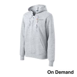 Image of Men's Lace Up Pullover Hoodie