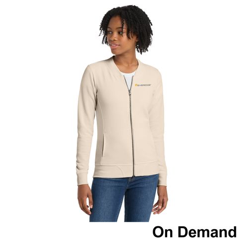 Women's French Terry Bomber Jacket image thumbnail