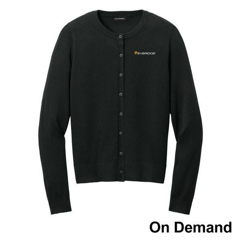 Women's Crewneck Cardigan Sweater image thumbnail