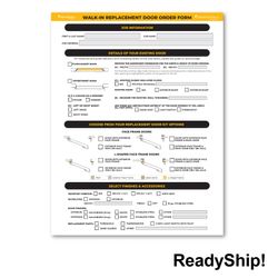 Image of All Brands Replacement Door Order Form