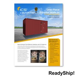 Image of ICS by Everidge 1 Piece Exterior Walk-In Flyer