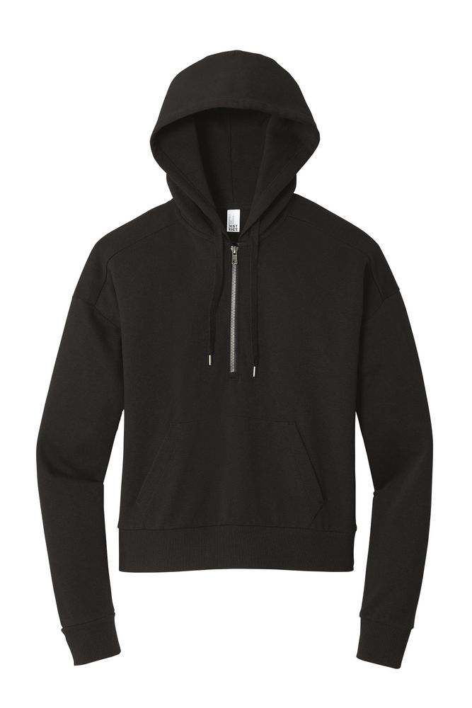 District Women's Perfect Tri Fleece 1/2-Zip Pullover DT1311 primary image