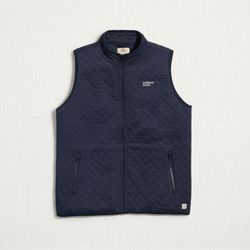 Image of Marine Layer Corbet Full Zip Vest – Men's Navy