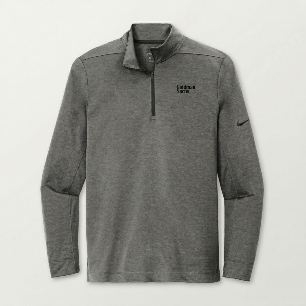 Nike Dry 1/2-Zip Cover-Up - Men's Black Heather primary image