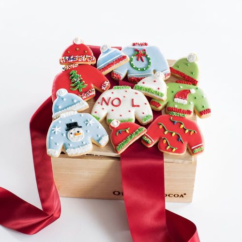 Olive & Cocoa Ugly Sweater Frosted Cookies image thumbnail