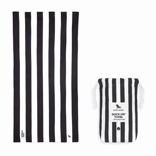 Dock & Bay Quick Dry Towel - Black image thumbnail