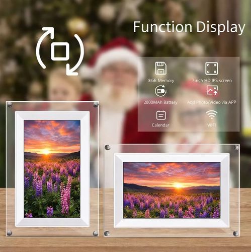 Acrylic Digital Frame - Clear (Pre-Order for November Delivery) image thumbnail