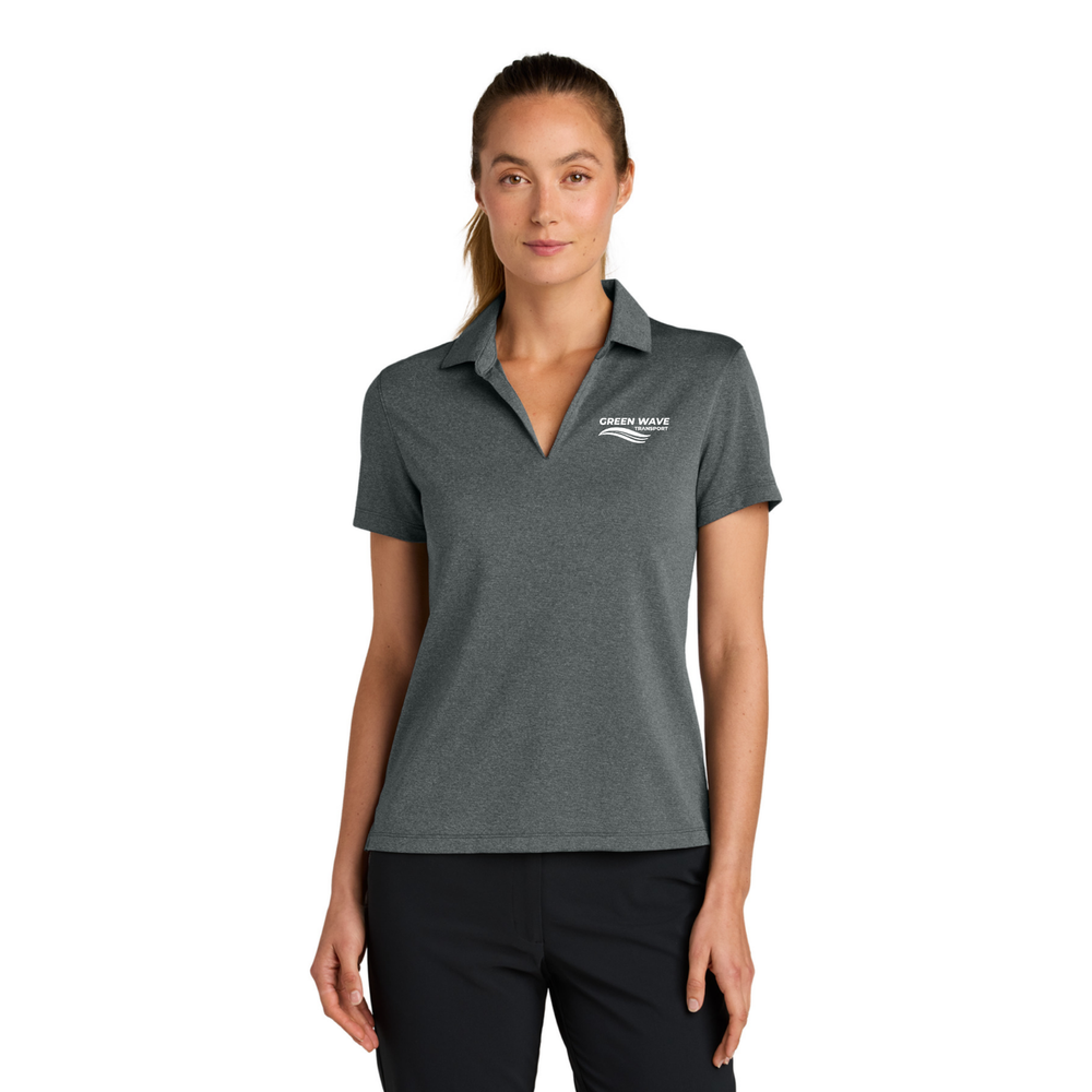 GREEN WAVE - Nike Women's Dri-FIT Smooth Heather Polo primary image