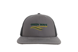 Image of GREEN WAVE - Premium Modern Mesh-Back Hat