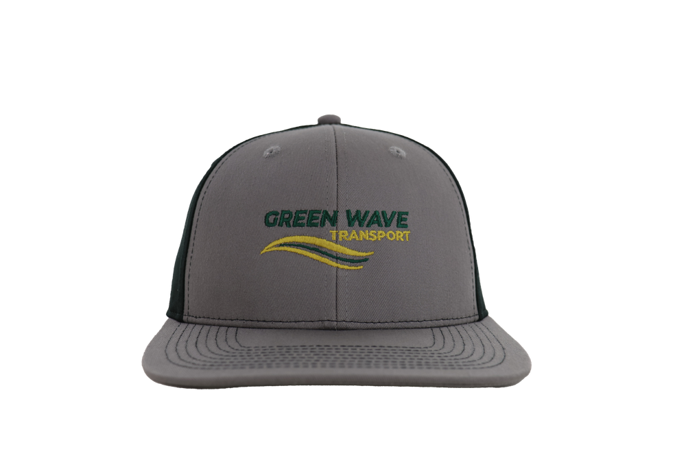 GREEN WAVE - Premium Modern Solid Twill Hat primary image