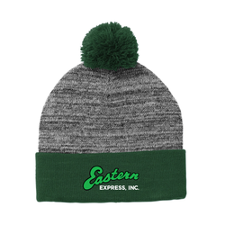 Image of Sport-Tek Heather Pom Pom Beanie