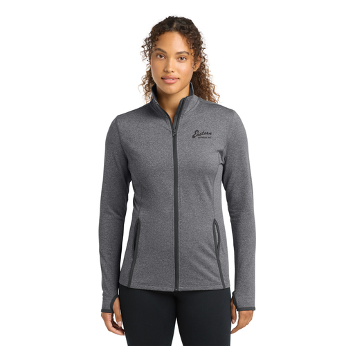 Sport-Tek Women's Sport-Wick Stretch Contrast Full-Zip Jacket image thumbnail