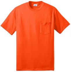 Image of Port & Co Core Blend Pocket Tee. PC55P