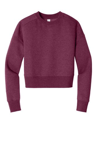 District Women's Perfect Weight Fleece Cropped Crew DT1105 image thumbnail