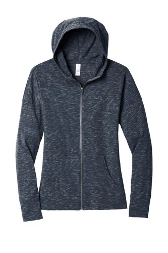 District Women's Medal Full-Zip Hoodie. DT665 image thumbnail District Women's Medal Full-Zip Hoodie. DT665 image thumbnail