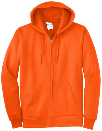 Port & Co Essential Fleece Full-Zip Hooded Sweatshirt. PC90ZH image thumbnail Port & Co Essential Fleece Full-Zip Hooded Sweatshirt. PC90ZH image thumbnail