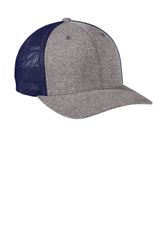 Image of Port Authority Flexfit Melange Mesh Back Trucker Cap C302