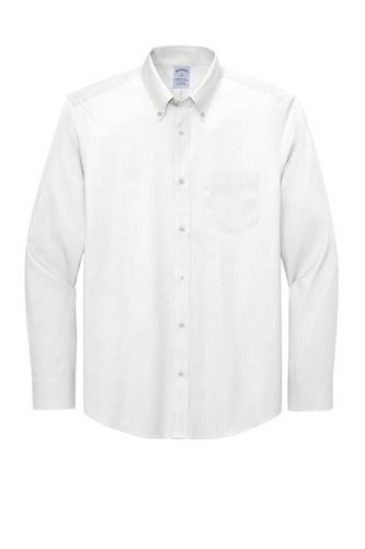 Brooks Brothers Wrinkle-Free Stretch Pinpoint Shirt BB18000 image thumbnail