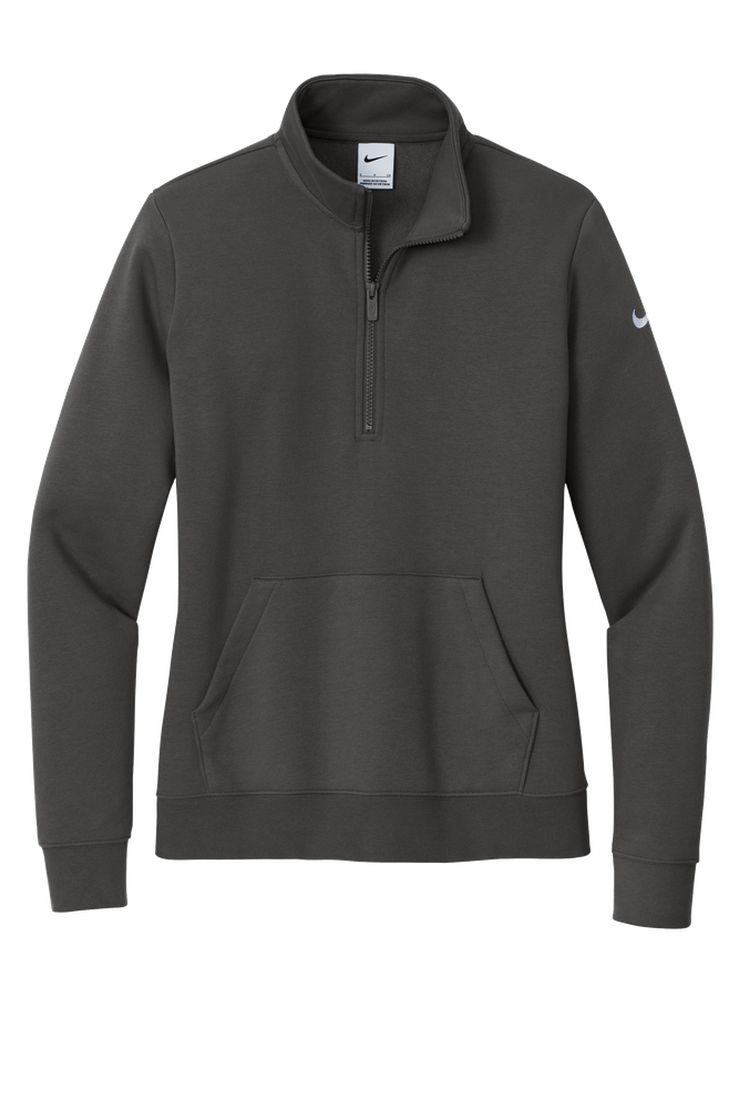 Nike Women's Club Fleece Sleeve Swoosh 1/2-Zip NKDX6720 primary image