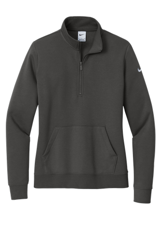 Nike Women's Club Fleece Sleeve Swoosh 1/2-Zip NKDX6720 image thumbnail