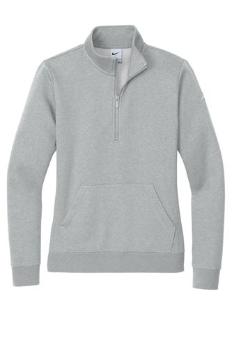 Nike Women's Club Fleece Sleeve Swoosh 1/2-Zip NKDX6720 image thumbnail