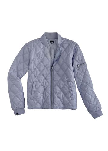 Storm Creek Women's Altitude 120 GSM Insulated Faux Down Quilted Bomber Jacket image thumbnail