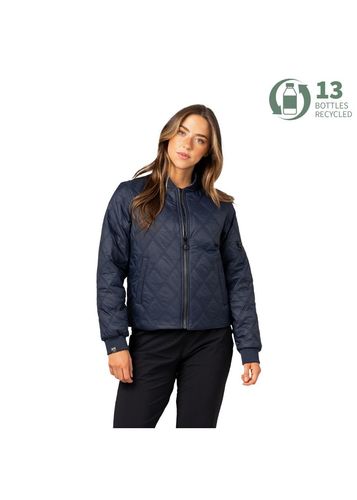 Storm Creek Women's Altitude 120 GSM Insulated Faux Down Quilted Bomber Jacket image thumbnail