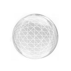 Image of Globe Paperweight - Clear