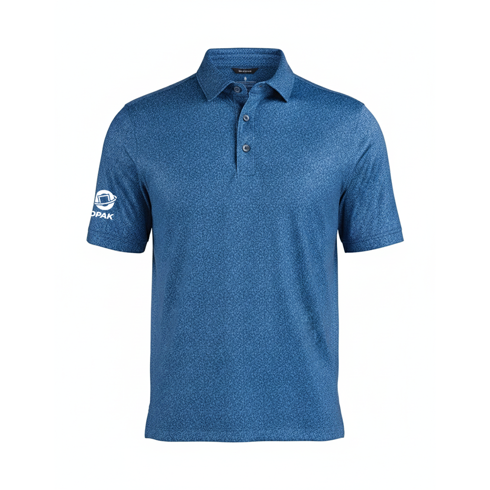 Men's Floral Print Stretch Polo primary image