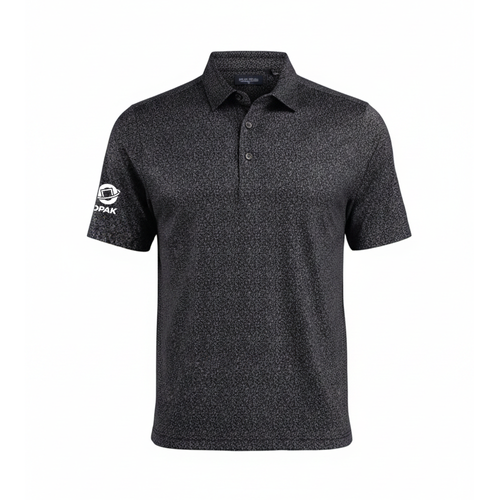 Men's Floral Print Stretch Polo image thumbnail