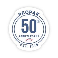 Image of 50th Anniversary Stickers - Pack of 10