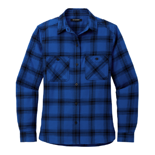 Camp Menogyn Ladies Plaid Flannel Shirt image thumbnail