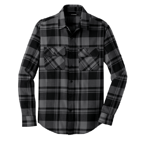 Day Camp Gathering Pines Mens Plaid Flannel Shirt image thumbnail