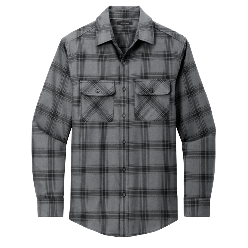 Day Camp Ihduhapi Mens Plaid Flannel Shirt image thumbnail