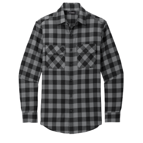 Day Camp Manitou Mens Plaid Flannel Shirt image thumbnail Day Camp Manitou Mens Plaid Flannel Shirt image thumbnail