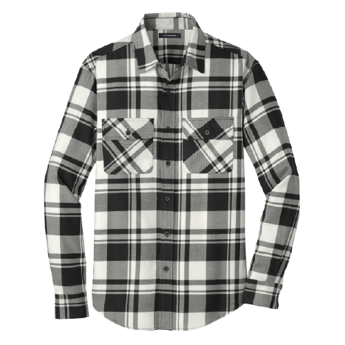 Day Camp Gathering Pines Mens Plaid Flannel Shirt image thumbnail