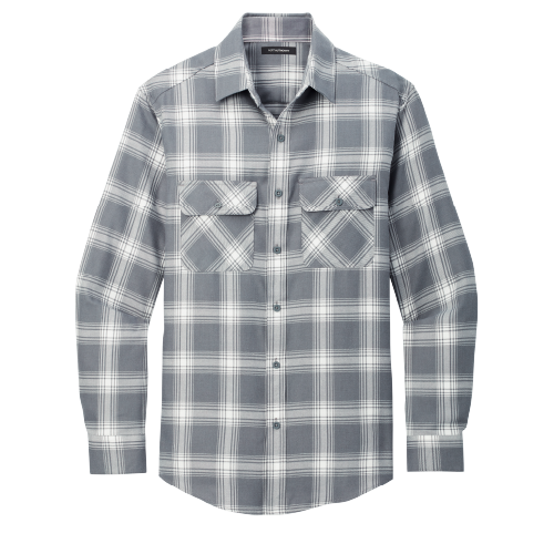 Camp Widjiwagan Mens Plaid Flannel Shirt image thumbnail