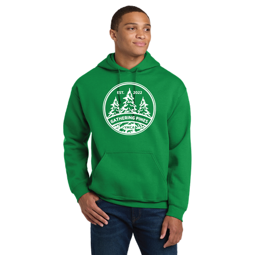 Day Camp Gathering Pines Adult Pullover Hooded Sweatshirt image thumbnail