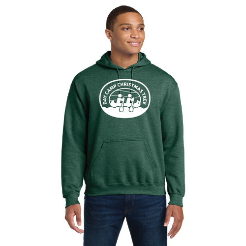Day Camp Christmas Tree Adult Pullover Hooded Sweatshirt image thumbnail