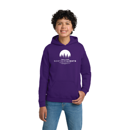 Camp Northern Lights Youth Pullover Hooded Sweatshirt image thumbnail